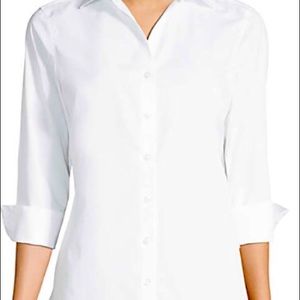 Fox Croft no iron stretch blouse